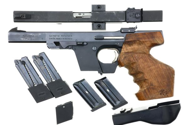 Walther GSP .22LR Pistol, Cased, Conversion Kit (.32 S&W LW), FB02004