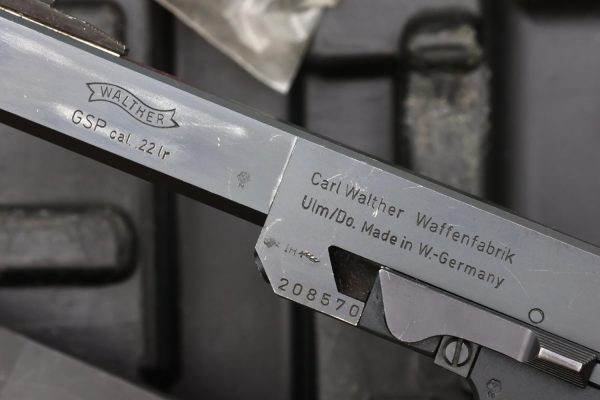 Walther GSP .22LR Pistol, Cased, Conversion Kit (.32 S&W LW), FB02004 - Image 5