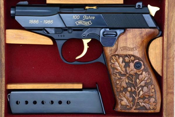 Walther P5 100 Year Commemorative Pistol, Gold Inlaid, 199, FB02060 - Image 15