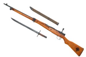 Japanese Arisaka Type 99 Rifle, Last Ditch, Bayonet, 2735, FB01814