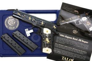 Colt - Talo Aztec Jaguar Azul .38 Super Pistol, NIB, REE302, FB02263