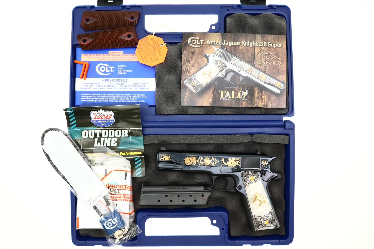 Colt - Talo Aztec Jaguar Knight .38 Super, Pistol, Boxed, LMA182, FB02261