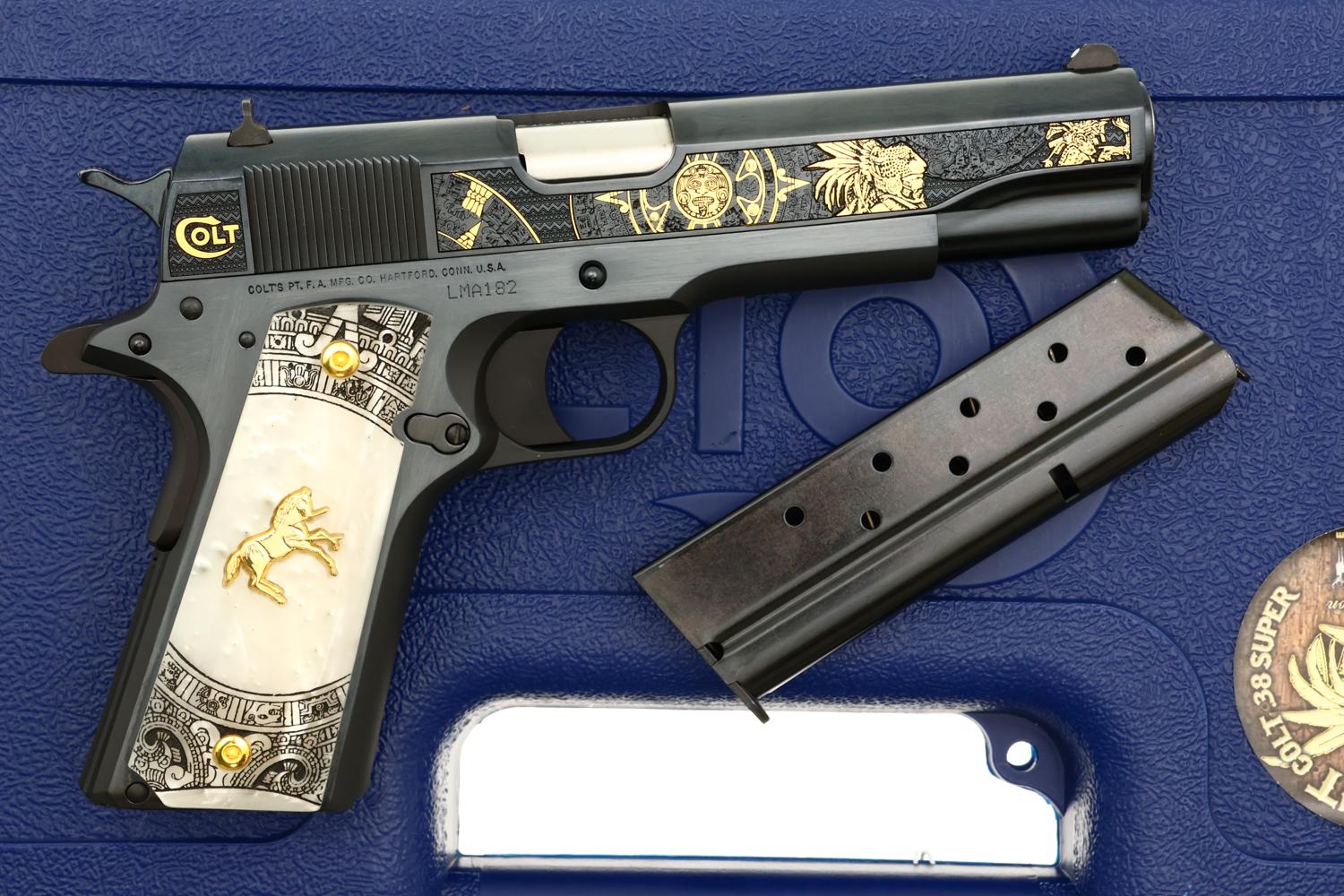 Colt - Talo Aztec Jaguar Knight .38 Super, Pistol, Boxed, LMA182, FB02261 - Image 4