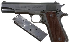 Colt 1911A1, WWII US Military Pistol, Web Gear, 2251766, FB01943