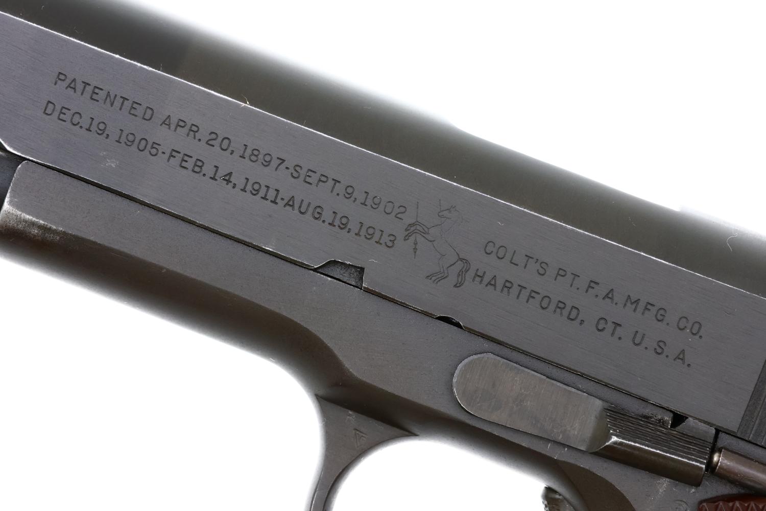 Colt 1911A1, WWII US Military Pistol, Web Gear, 2251766, FB01943 - Image 3