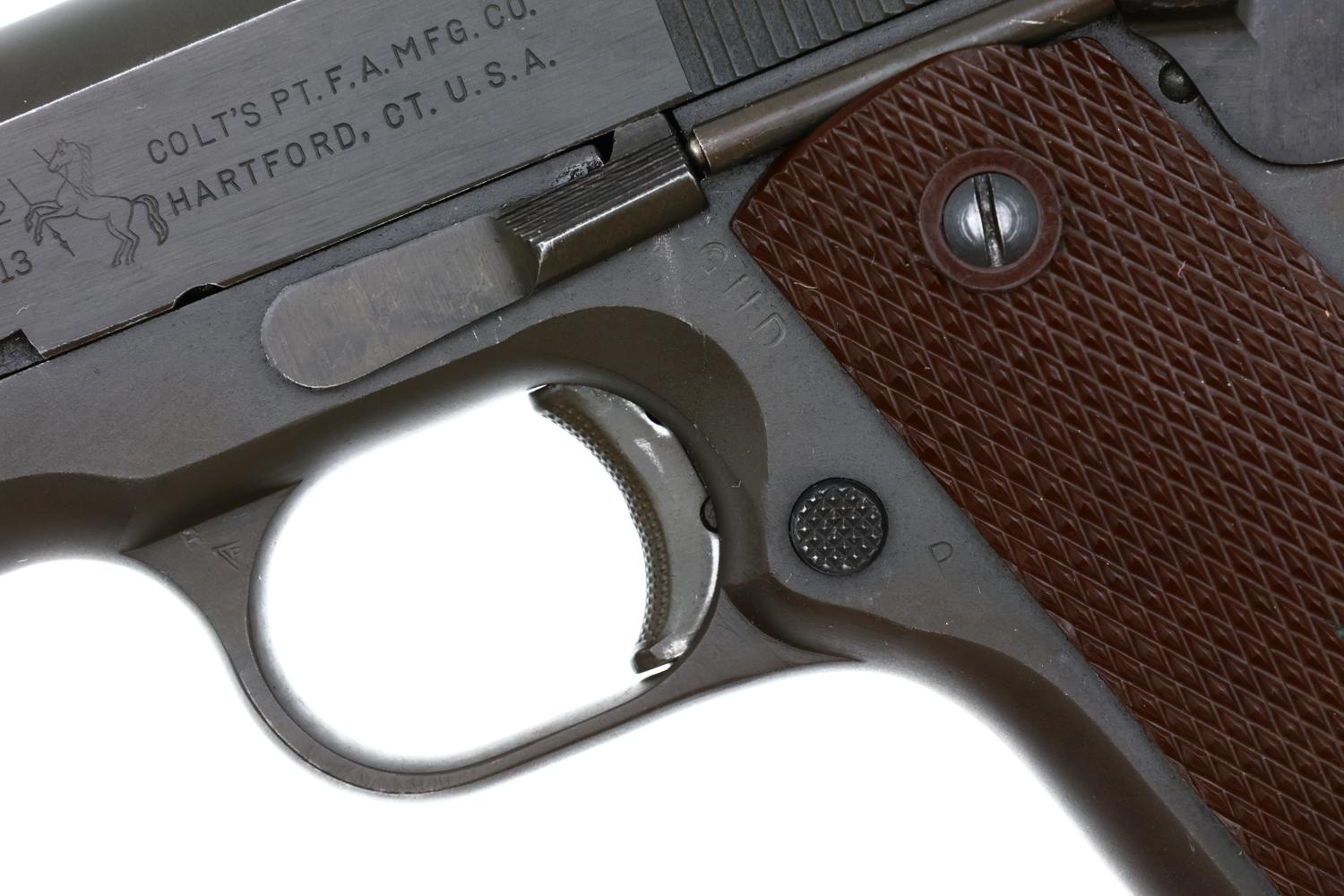 Colt 1911A1, WWII US Military Pistol, Web Gear, 2251766, FB01943 - Image 4