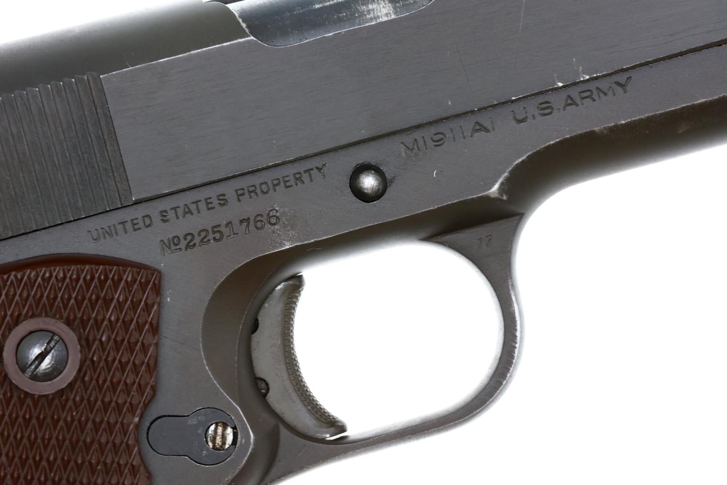 Colt 1911A1, WWII US Military Pistol, Web Gear, 2251766, FB01943 - Image 5