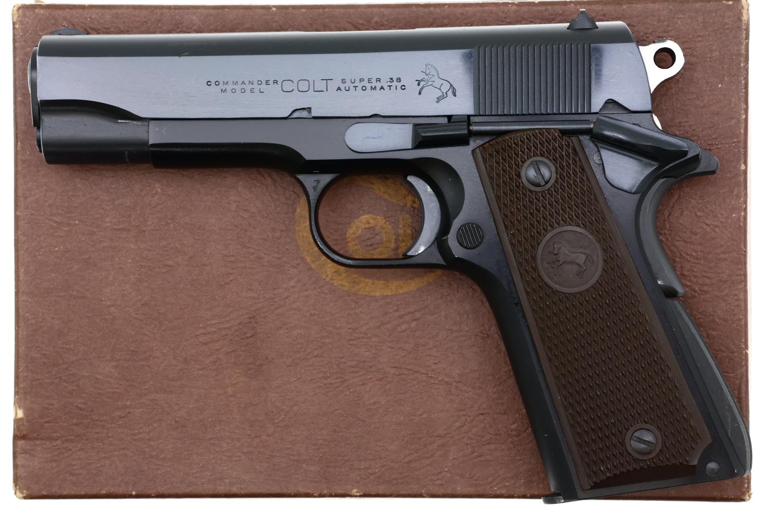 Colt Commander Lightweight, Super 38, Made 1952, Boxed, 24401-LW, FB01694