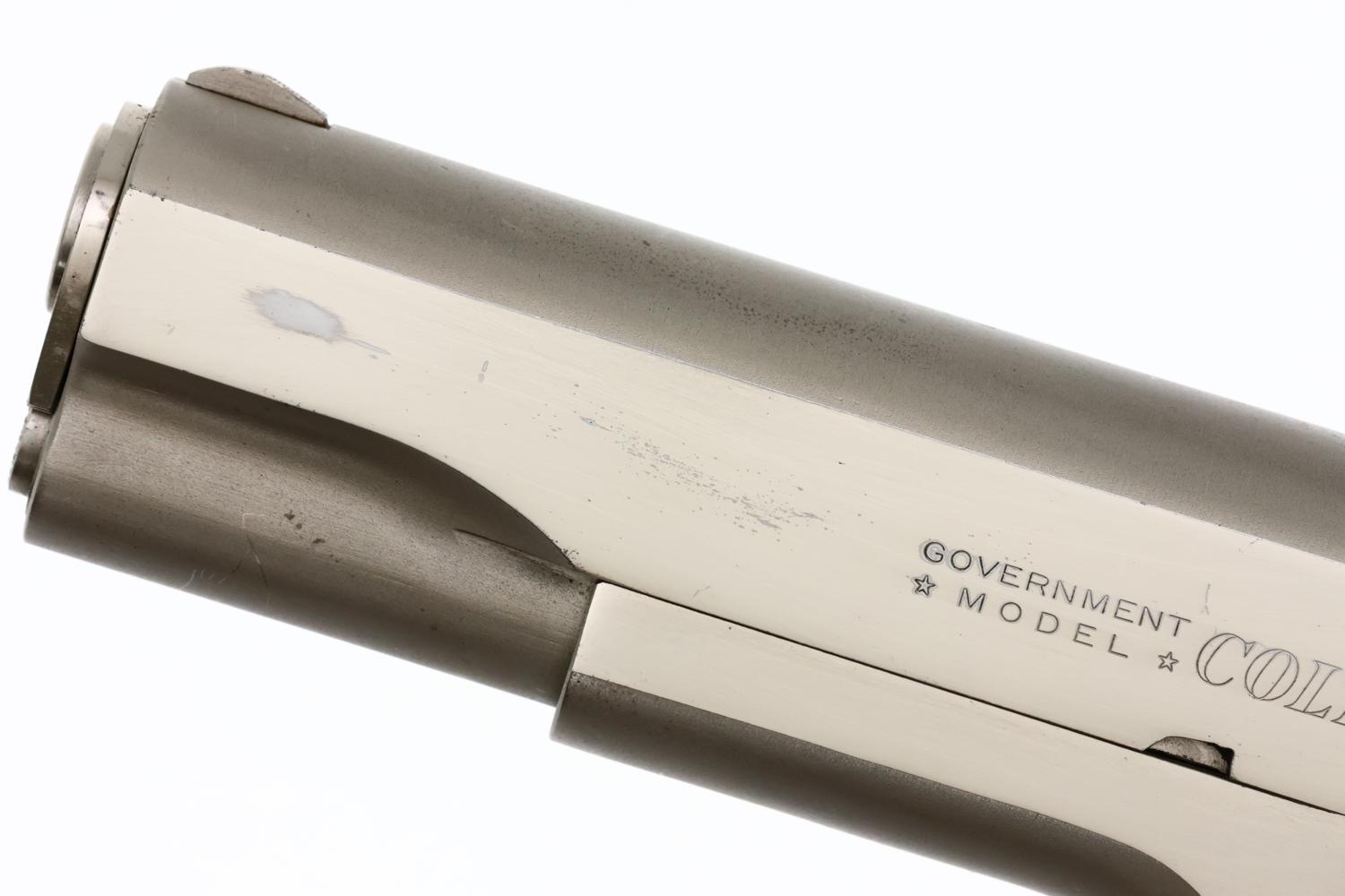 Colt Government Model, Factory Nickeled 1911A1 Pistol, Made 1959, FB01519 - Image 5