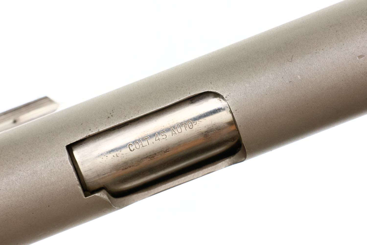 Colt Government Model, Factory Nickeled 1911A1 Pistol, Made 1959, FB01519 - Image 8