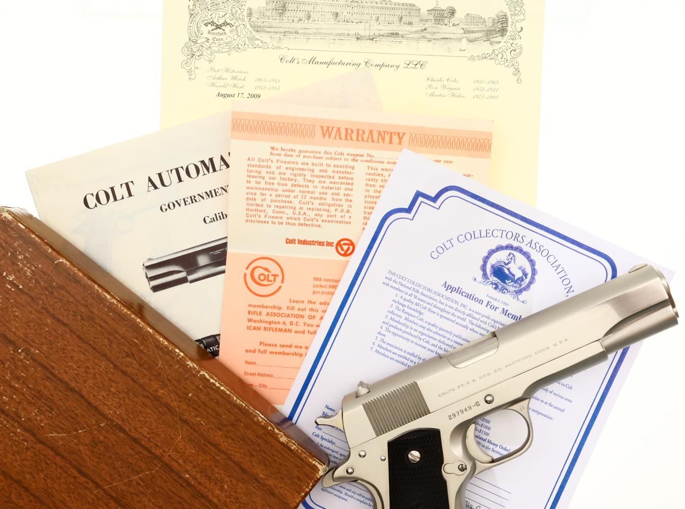 Colt Government, Semi Auto, Pistol, Box, Literature, 297943-C, FB02147 - Image 14