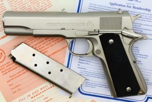 Colt Government, Semi Auto, Pistol, Box, Literature, 297943-C, FB02147