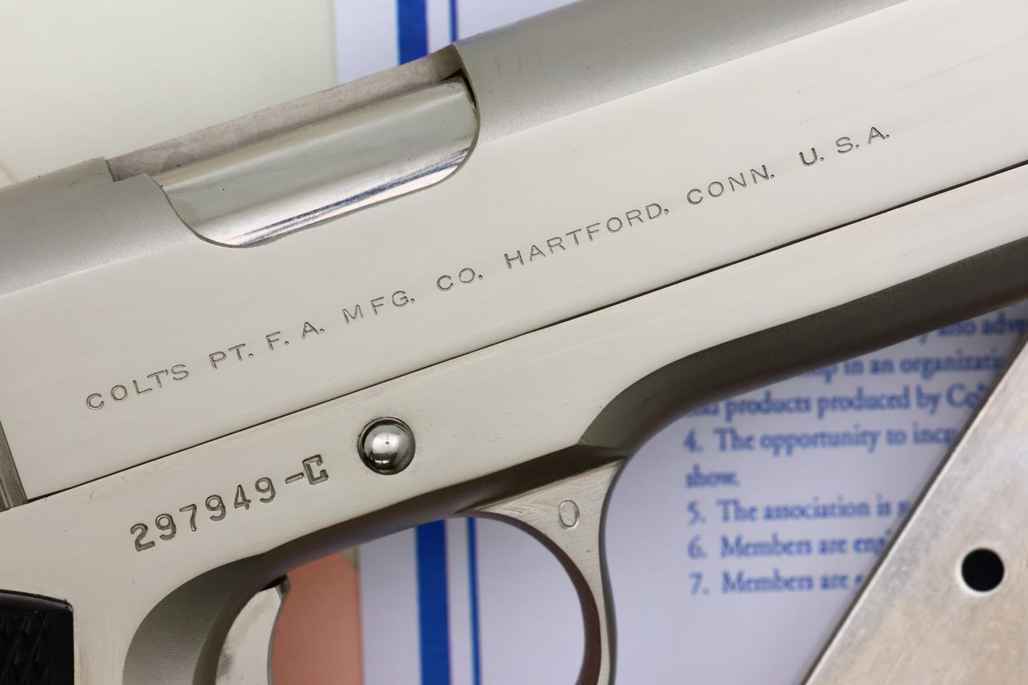 Colt Government, Semi Auto, Pistol, Box, Literature, 297943-C, FB02147 - Image 3