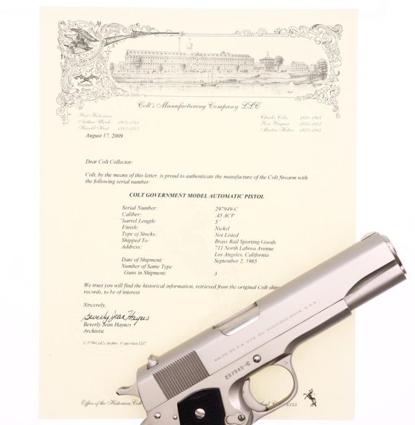 Colt Government, Semi Auto, Pistol, Box, Literature, 297943-C, FB02147 - Image 14
