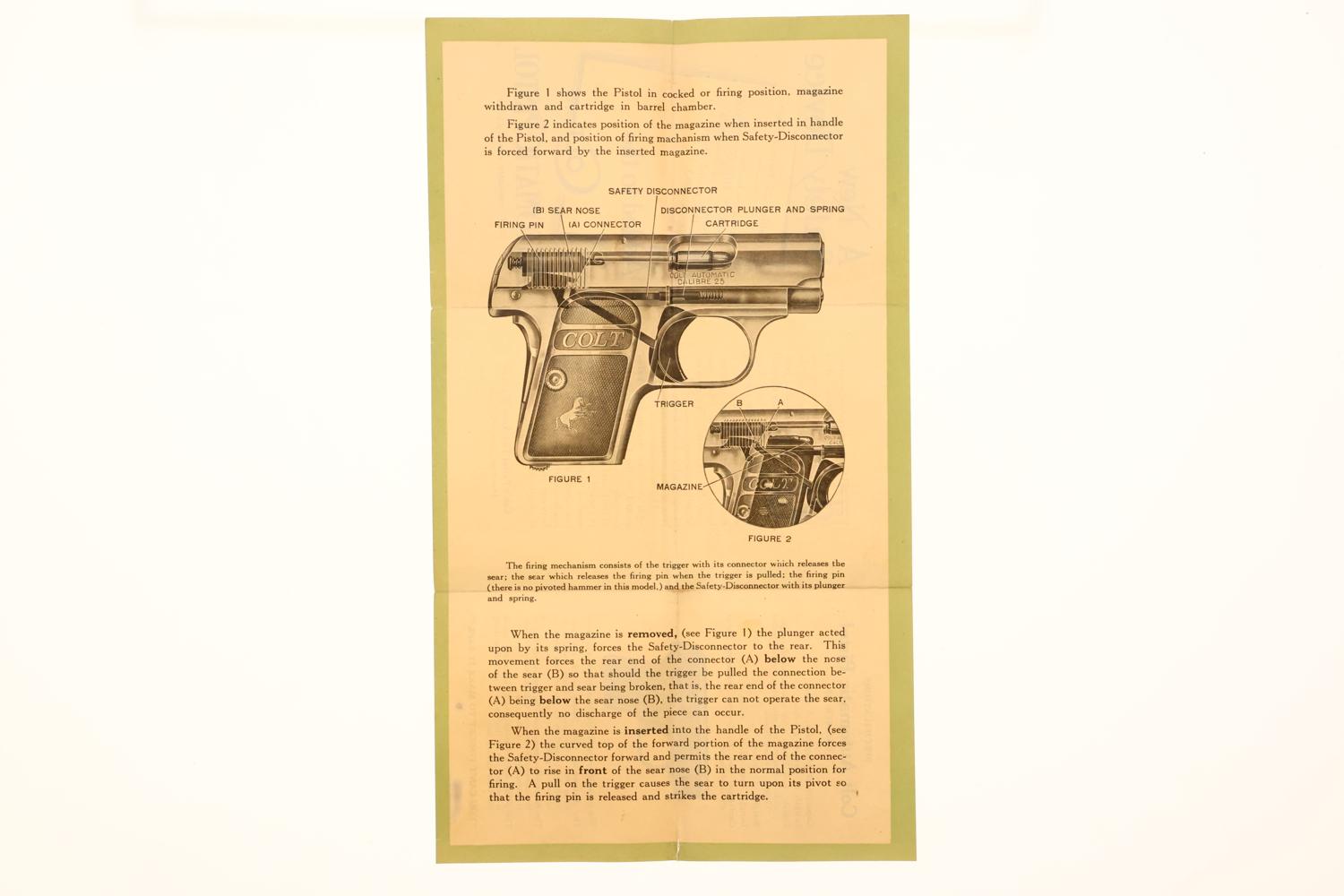 Colt Model 1908 Vest Pocket Pistol, Documented, Boxed, 308520, FB02159 - Image 12