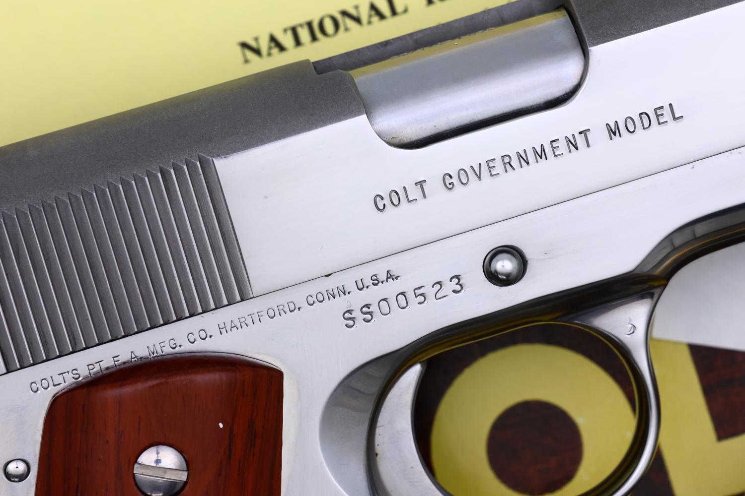 Colt Silver Star 45, 1911, Stainless Steel Pistol, Boxed, SS00523, FB02133 - Image 4