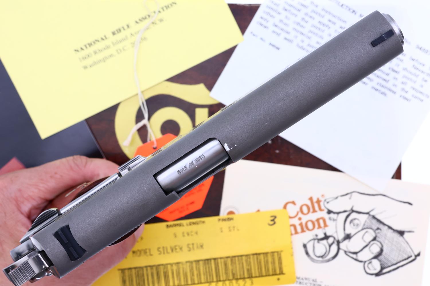 Colt Silver Star 45, 1911, Stainless Steel Pistol, Boxed, SS00523, FB02133 - Image 5