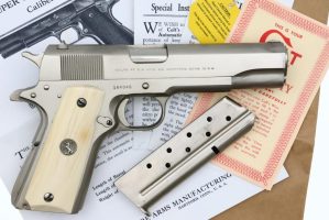 Colt Super 38, Semi Auto, Pistol, Boxed, Documentation, 164046, FB02155