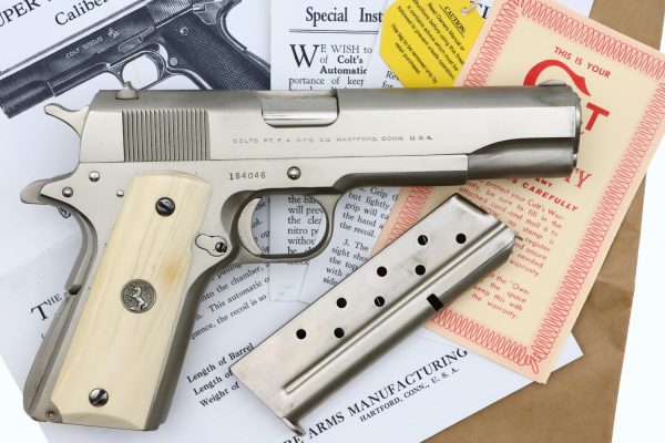 Colt Super 38, Semi Auto, Pistol, Boxed, Documentation, 164046, FB02155 - Image 3