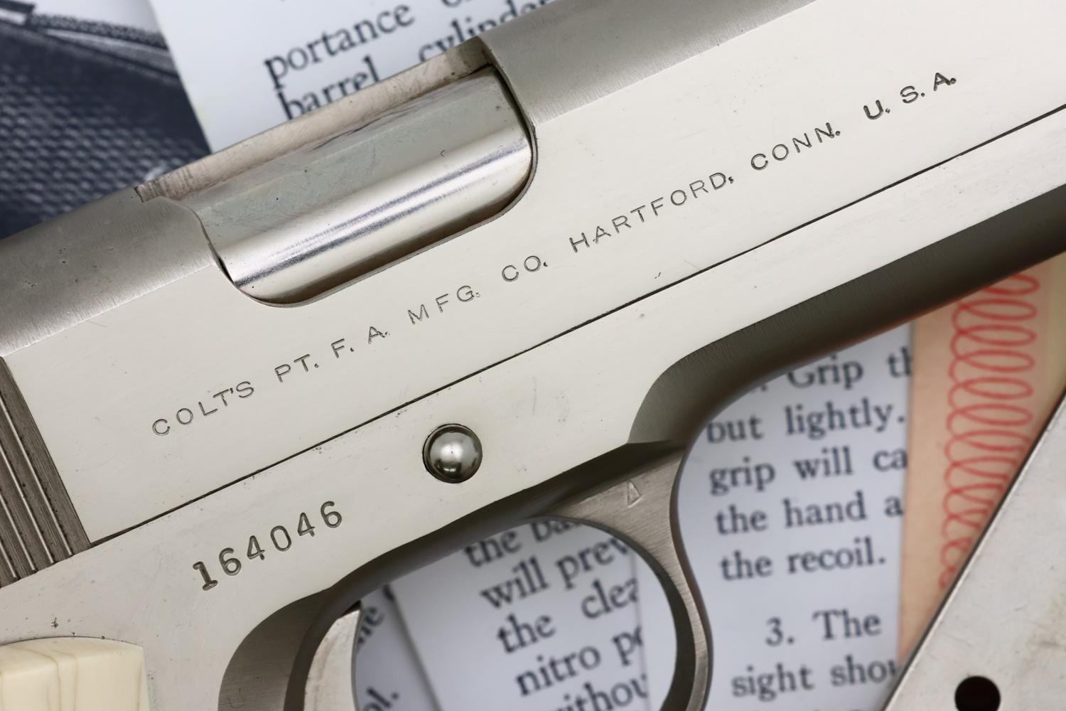 Colt Super 38, Semi Auto, Pistol, Boxed, Documentation, 164046, FB02155 - Image 3