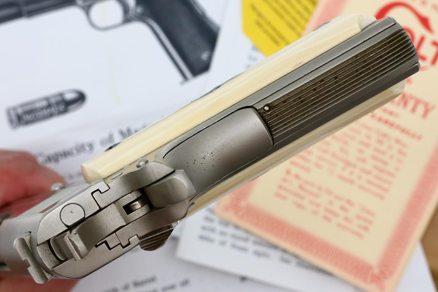 Colt Super 38, Semi Auto, Pistol, Boxed, Documentation, 164046, FB02155 - Image 10