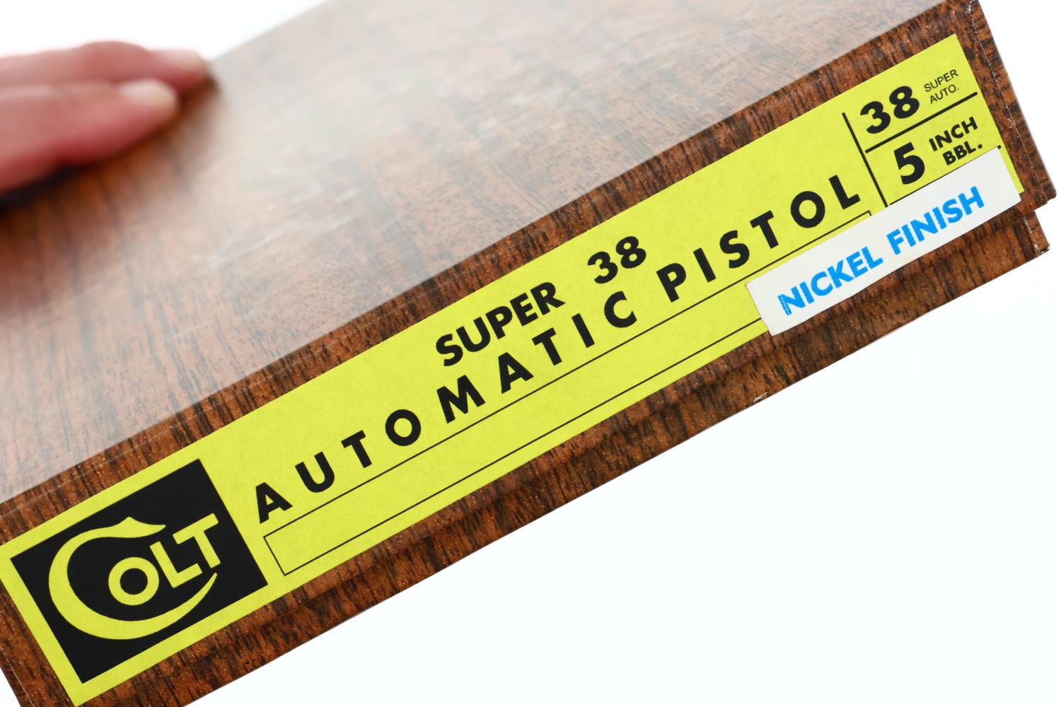 Colt Super 38, Semi Auto, Pistol, Boxed, Documentation, 164046, FB02155 - Image 16