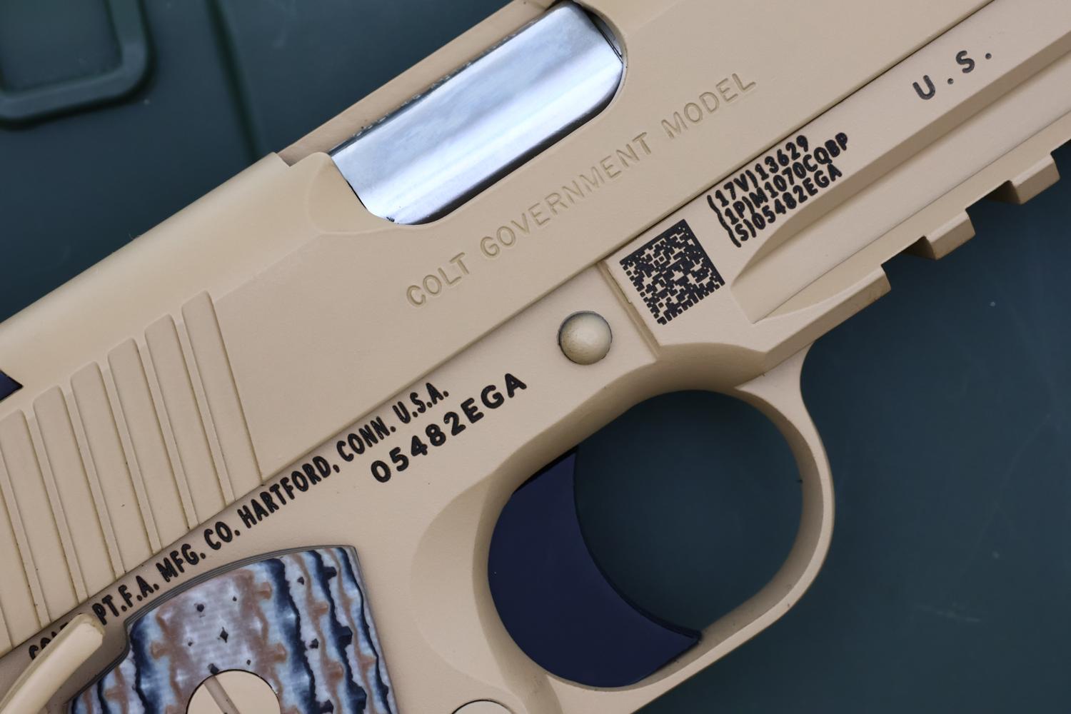 Colt USMC M45A1 Early Commercial Pistol, Pelican Case, 05482EGA, FB02262 - Image 5