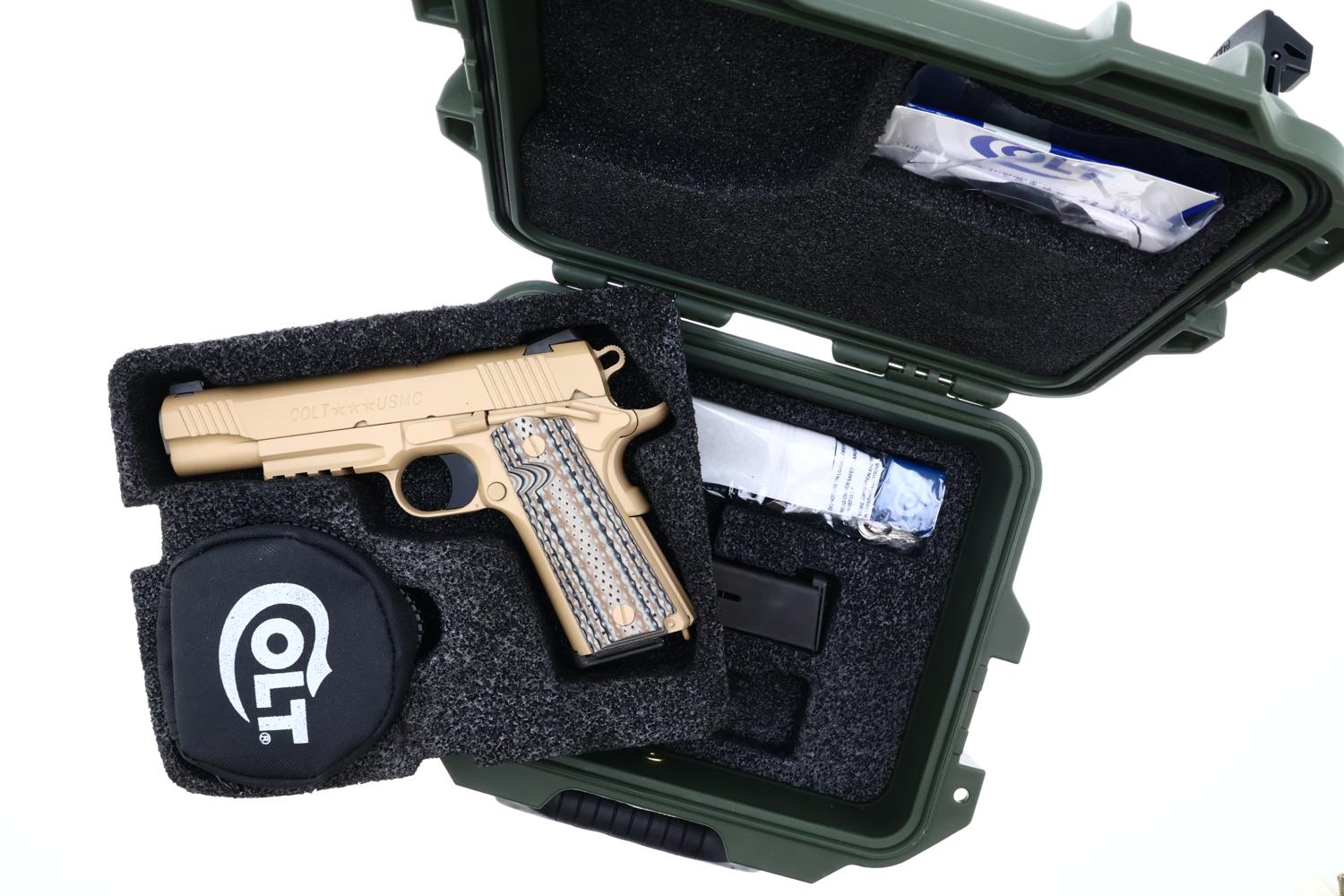 Colt USMC M45A1 Early Commercial Pistol, Pelican Case, 05482EGA, FB02262 - Image 20