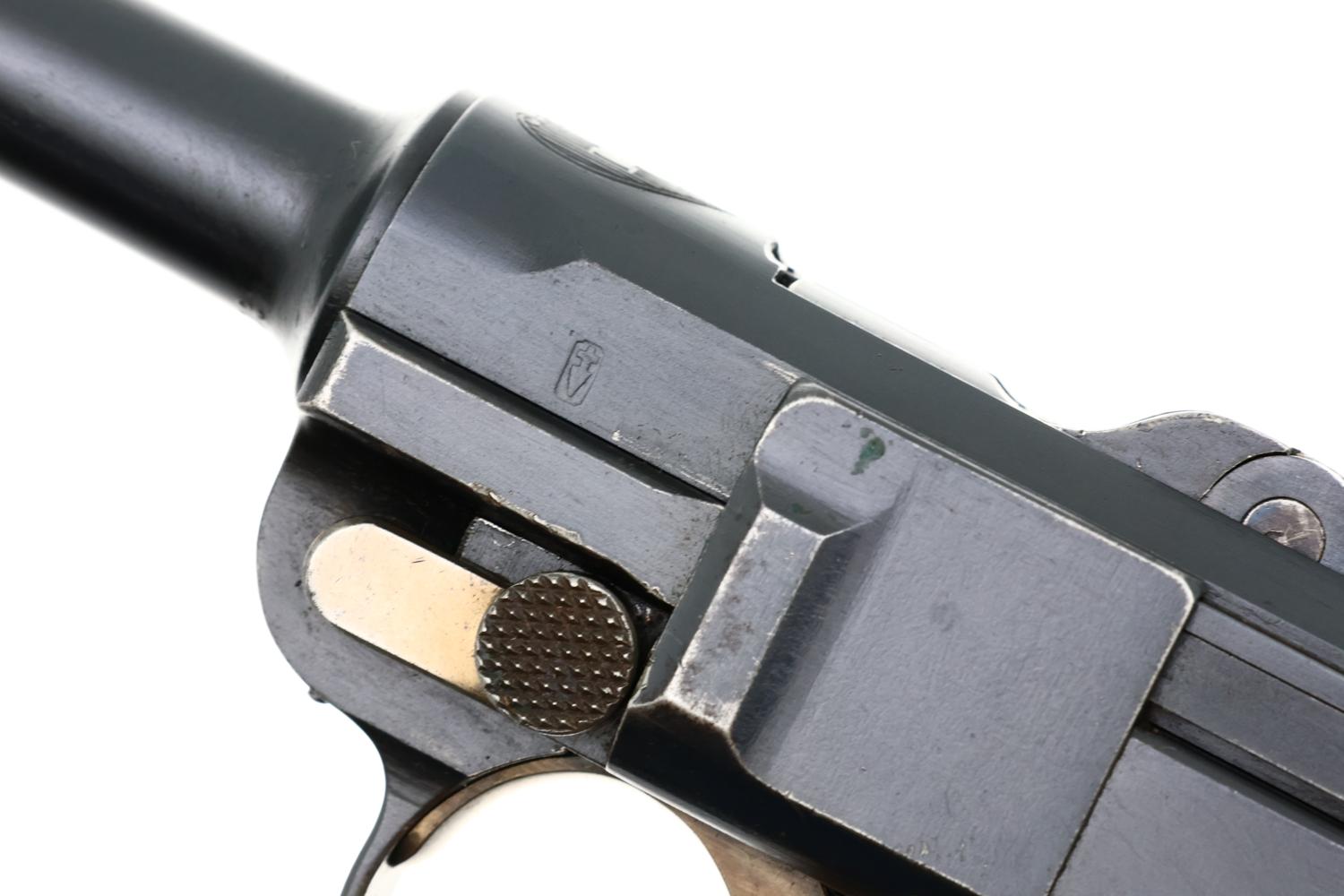 DWM Swiss 1906 Luger Military Pistol, Cross-in-Shield, 14133, FB02078 - Image 3