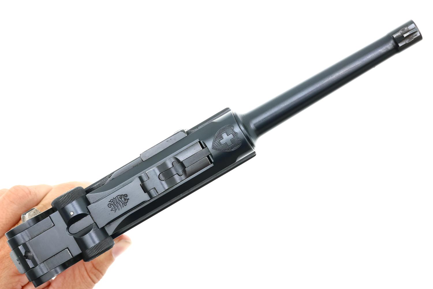 DWM Swiss 1906 Luger Military Pistol, Cross-in-Shield, 14133, FB02078 - Image 6