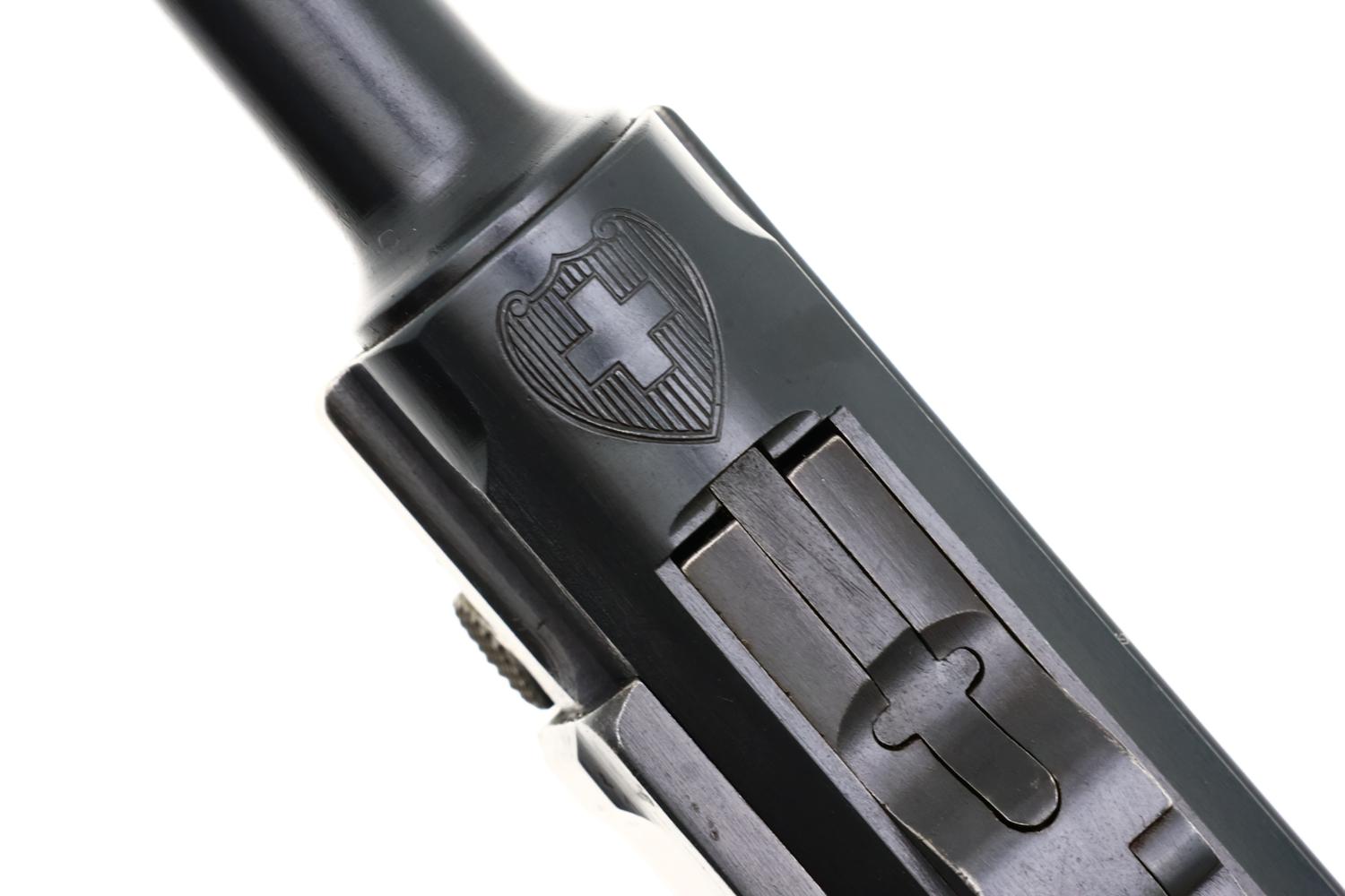 DWM Swiss 1906 Luger Military Pistol, Cross-in-Shield, 14133, FB02078 - Image 8