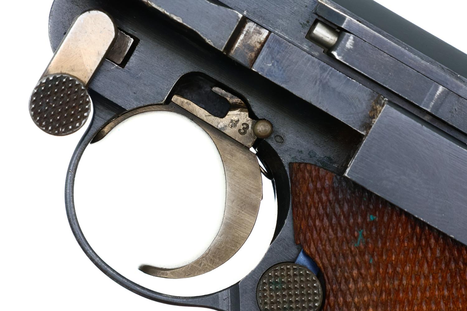 DWM Swiss 1906 Luger Military Pistol, Cross-in-Shield, 14133, FB02078 - Image 12