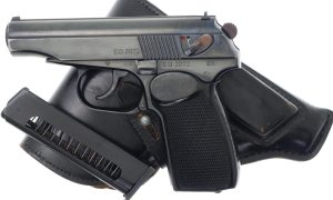 East German Ernst Thaelman Makarov, Police Holster,  EO2072, FB01407