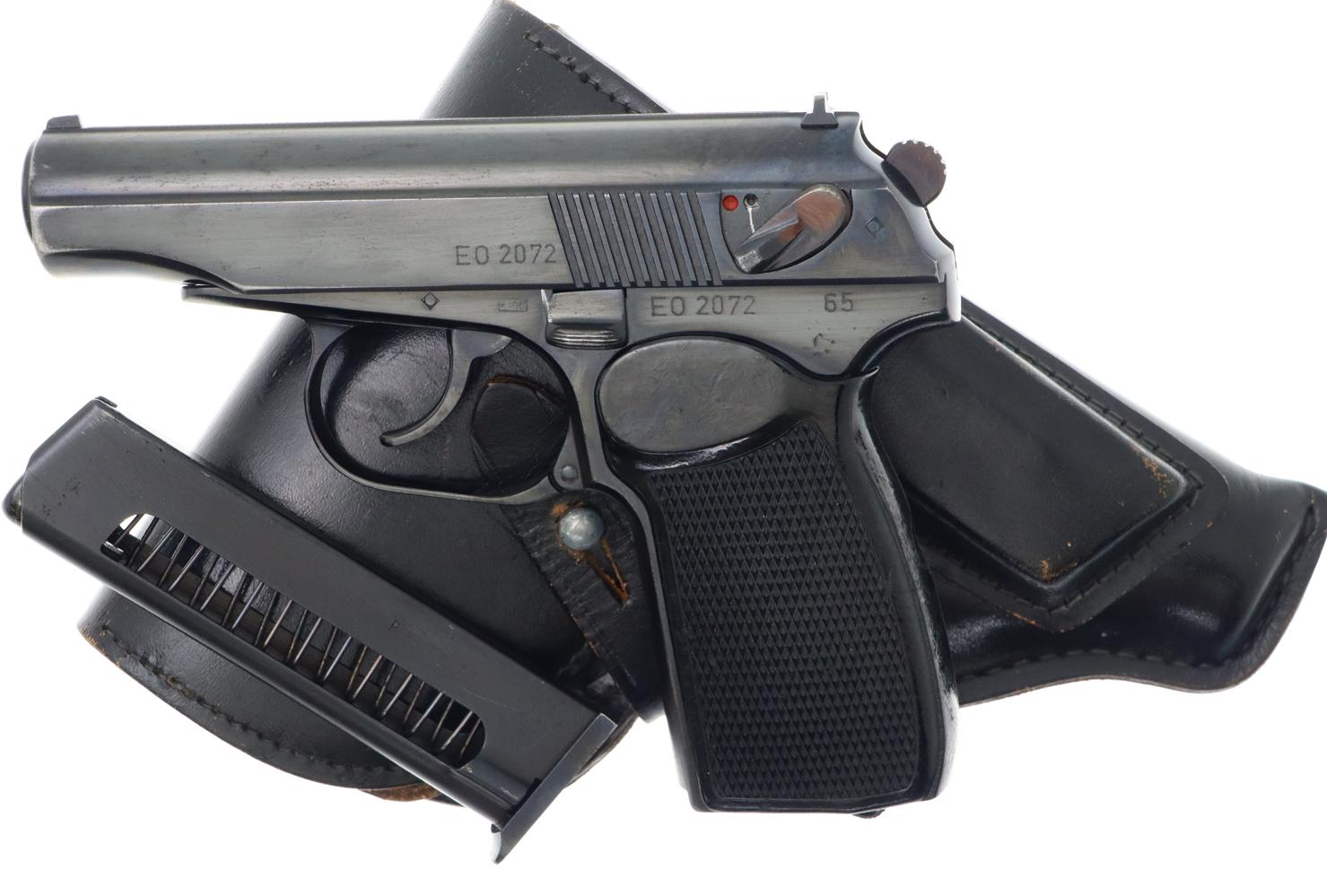 East German Ernst Thaelman Makarov, Police Holster,  EO2072, FB01407