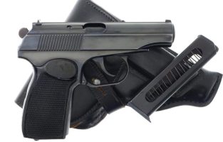 East German Ernst Thaelman Makarov, Police Holster,  EO2072, FB01407