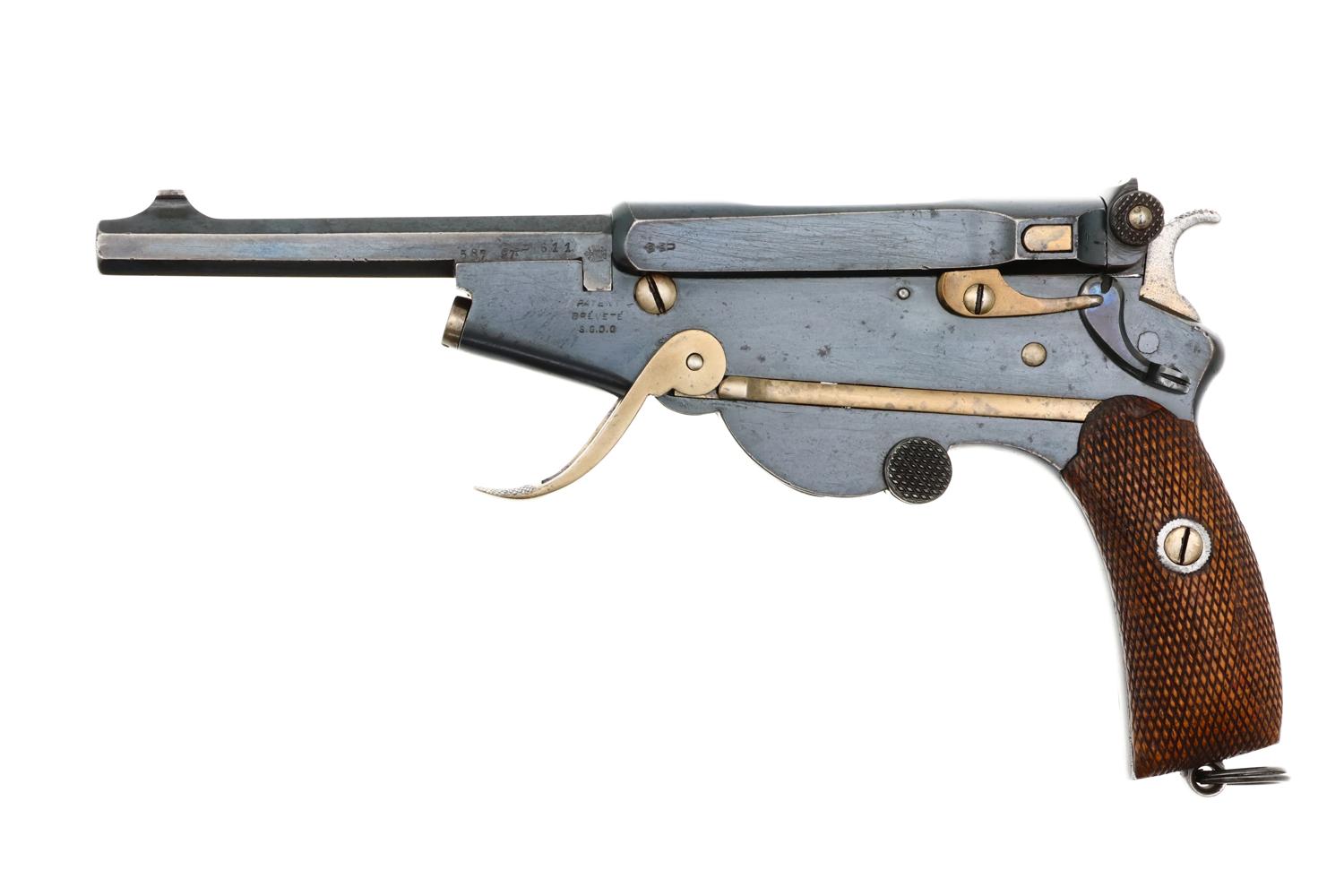 Exotic Bergmann 1896, No. 2, Folding Trigger, ANTIQUE, 386, O-268