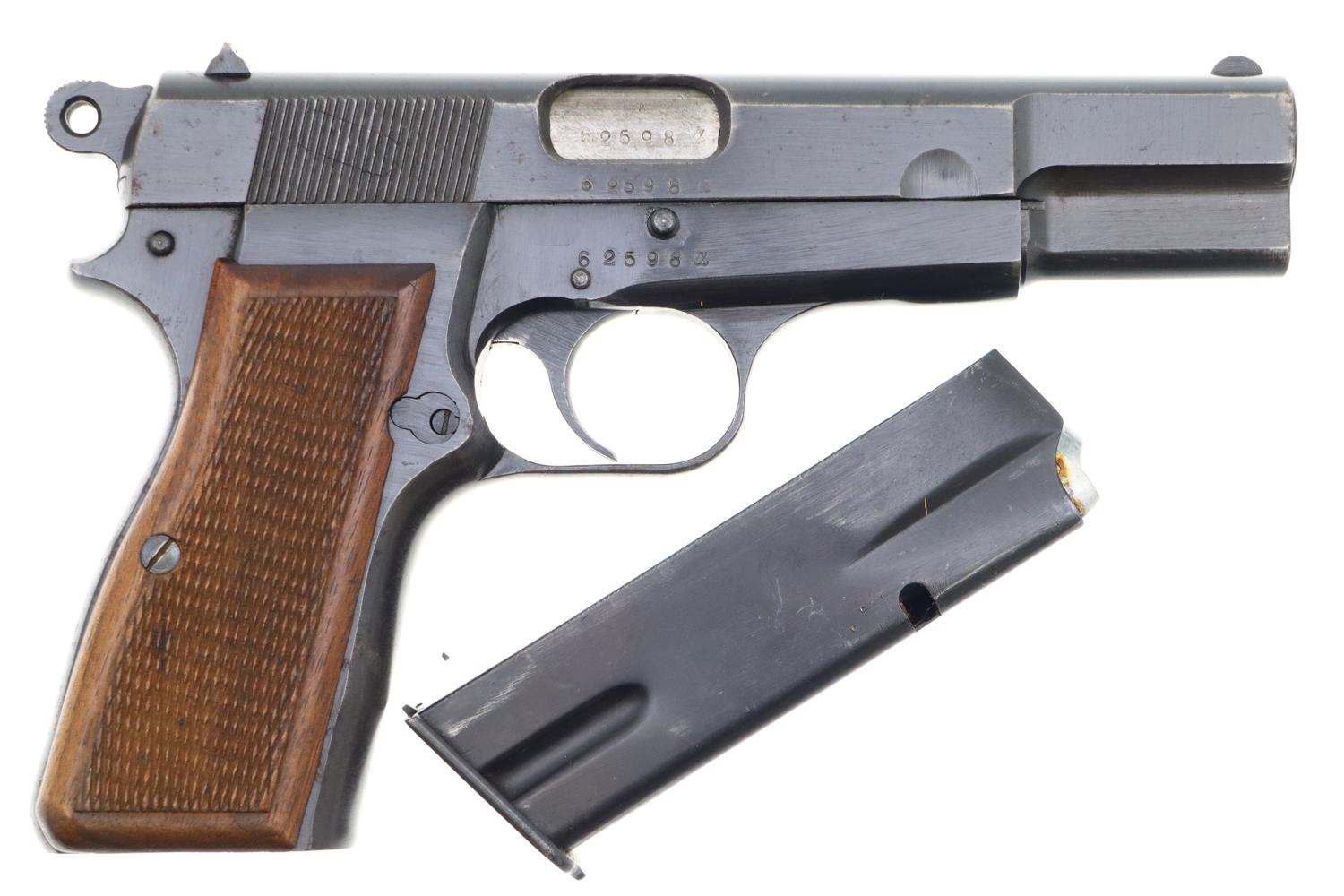 FN High Power Military Pistol, German Army, Late WWII, 62598a, FB01467 - Image 2