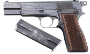 FN High Power Pistol, German, Late WWII Military, 194820, FB01470