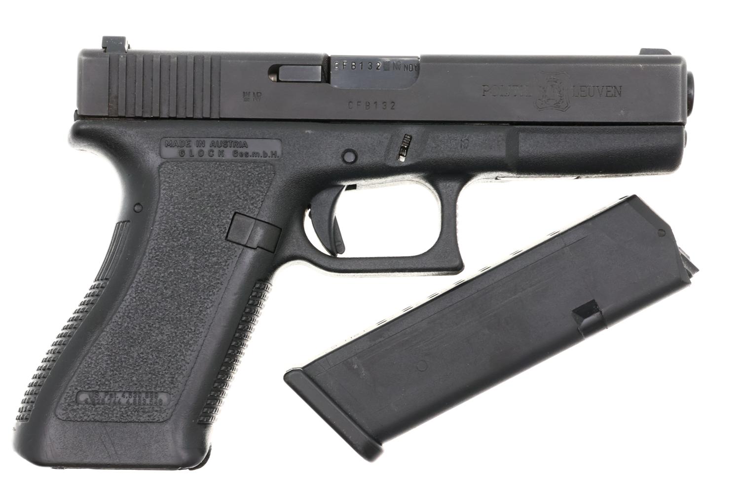Glock 17 Gen 2 Police Pistol, Belgian Police of Leuven, CFB132, FB02086 - Image 3