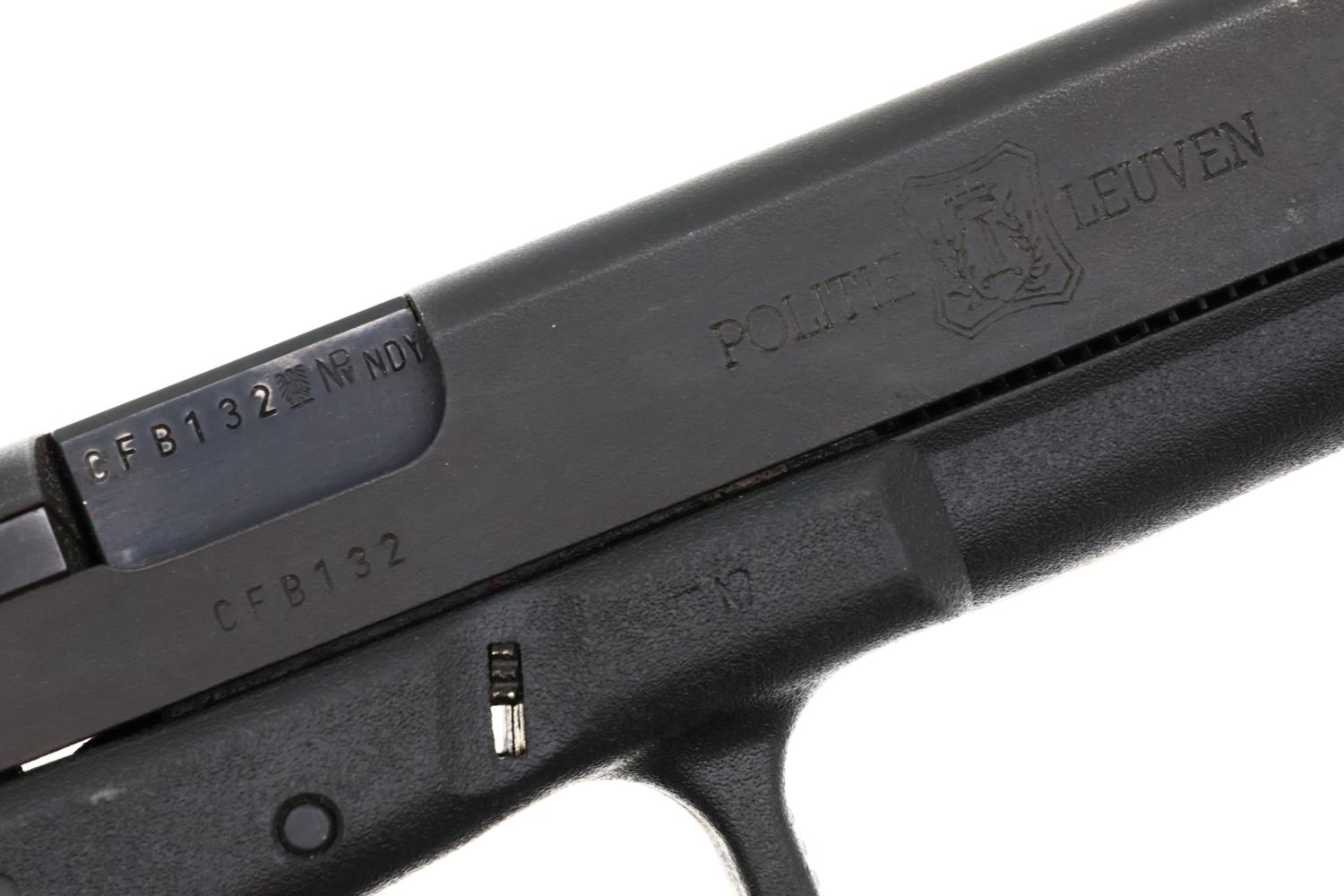 Glock 17 Gen 2 Police Pistol, Belgian Police of Leuven, CFB132, FB02086 - Image 6