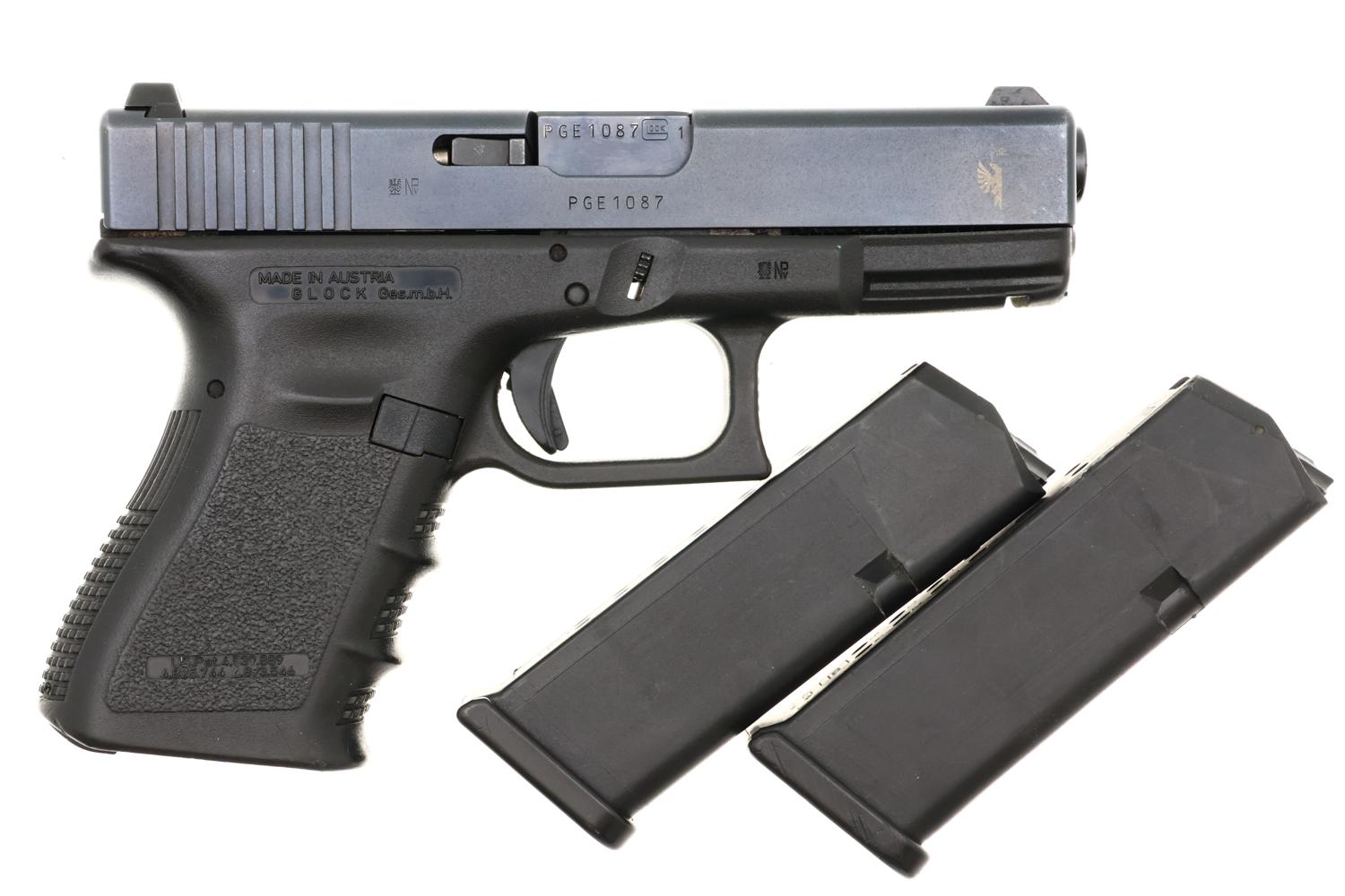 Glock 19 Gen 3 Police Pistol, Geneva Canton Police, PGE1087, FB02096 - Image 3