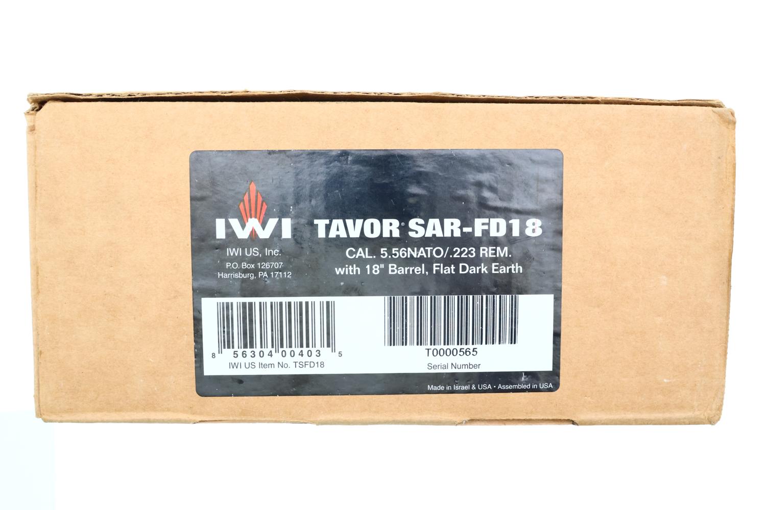 IWI Tavor SAR, Bullpup, Early Production Israel Rifle, Boxed, FB01752 - Image 21