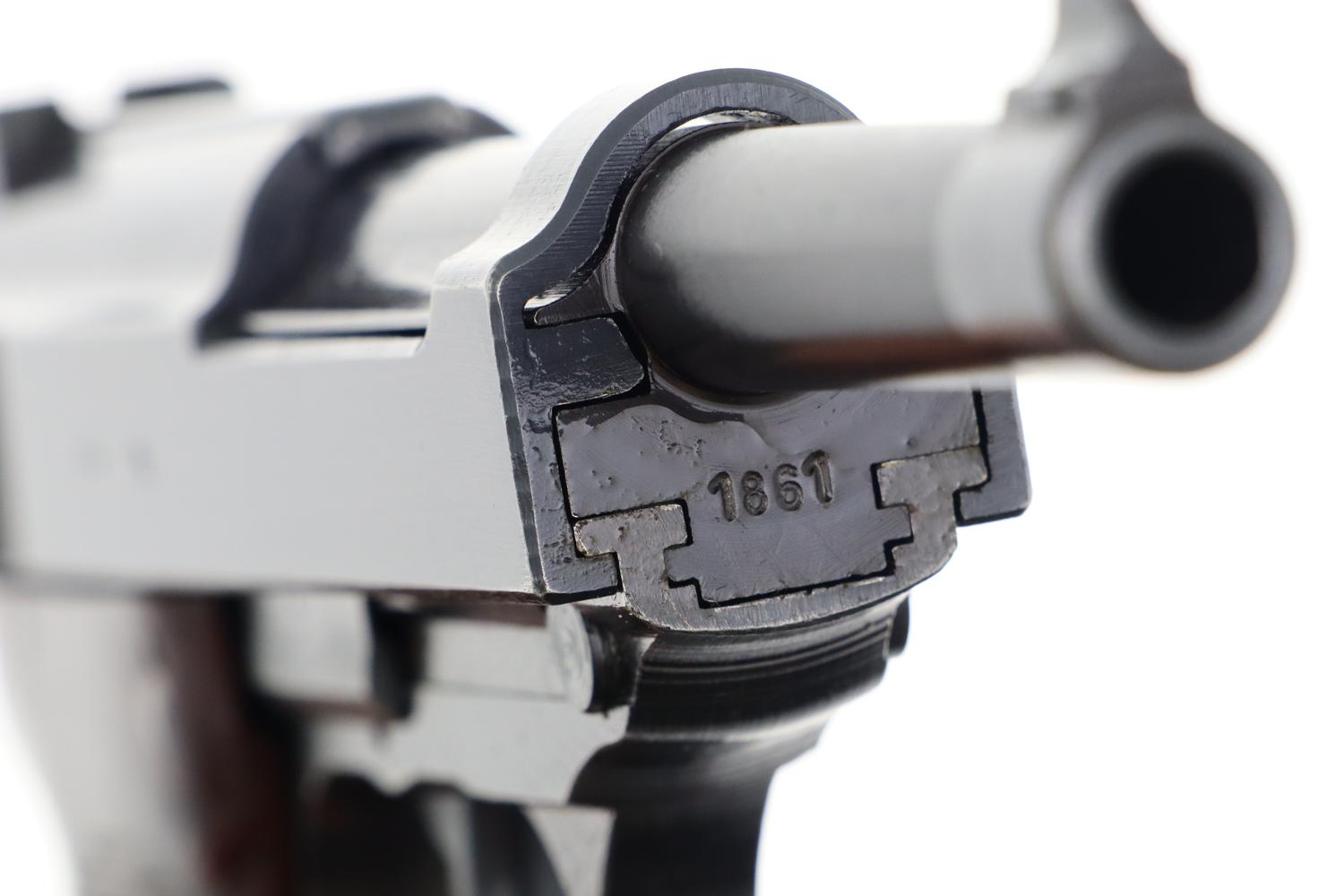 Mauser P38, Eagle L, German Police, Made 1944, Holster, 1861, FB01492 - Image 7