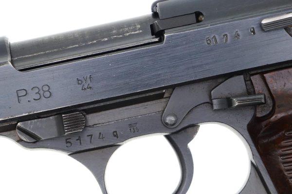 Mauser P38, byf code, German Military WWII, 44 date, 5174q, FB01496 - Image 3