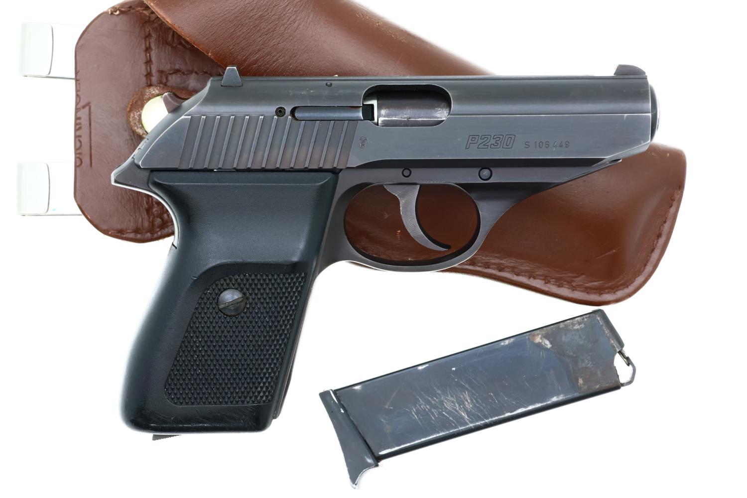 SIG P230, Swiss Police Pistol, Cal. 9mm Police, Holster, S106449, FB02059 - Image 2