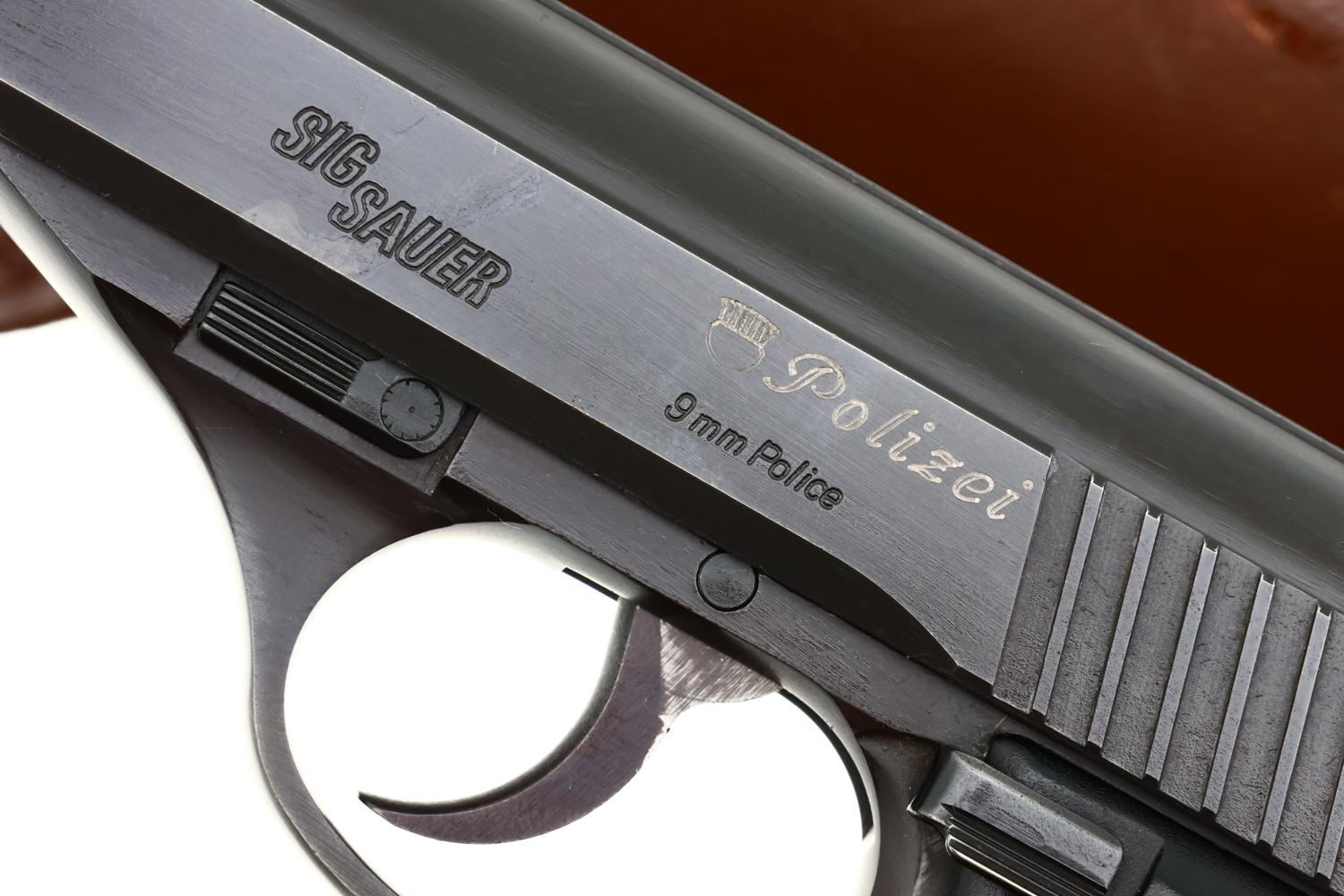 SIG P230, Swiss Police Pistol, Cal. 9mm Police, Holster, S106449, FB02059 - Image 3