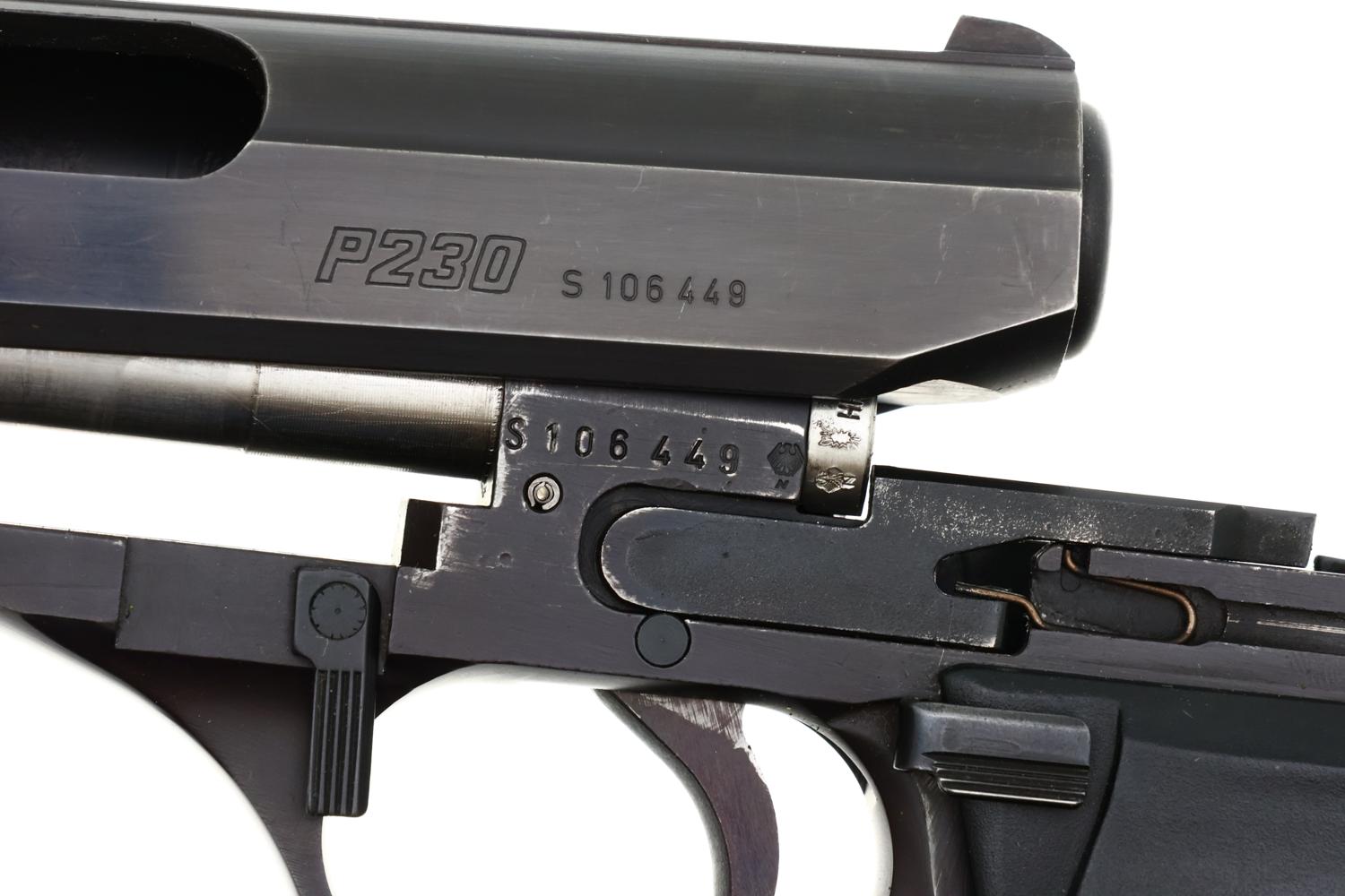 SIG P230, Swiss Police Pistol, Cal. 9mm Police, Holster, S106449, FB02059 - Image 14