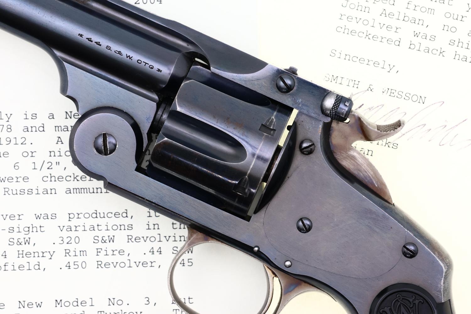 S&W New Model 3 Target, Documented, 32427, ANTIQUE, O-180 - Image 3