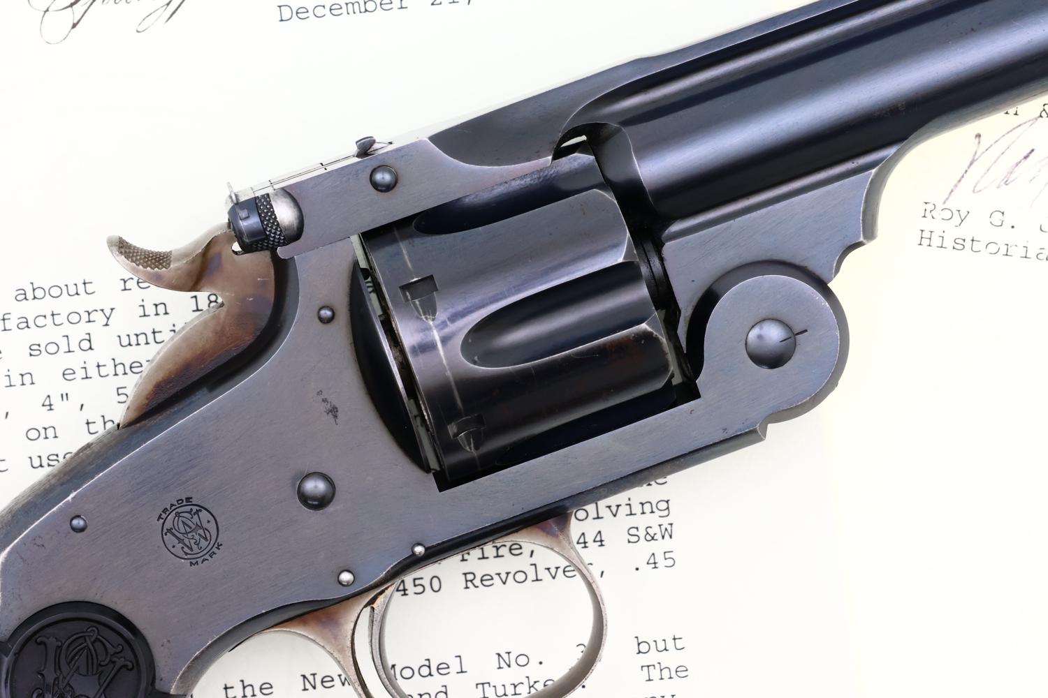 S&W New Model 3 Target, Documented, 32427, ANTIQUE, O-180 - Image 4