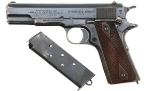 Springfield Armory 1911, Pistol, WWI, U.S. Military, 105874, FB02201